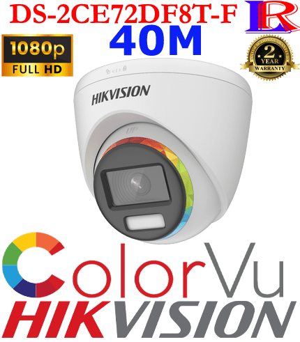 Hikvision Colorvu Rainbow dome camera DS-2CE72DF8T-F Hikvision Colorvu Rainbow dome camera DS-2CE72DF8T-F