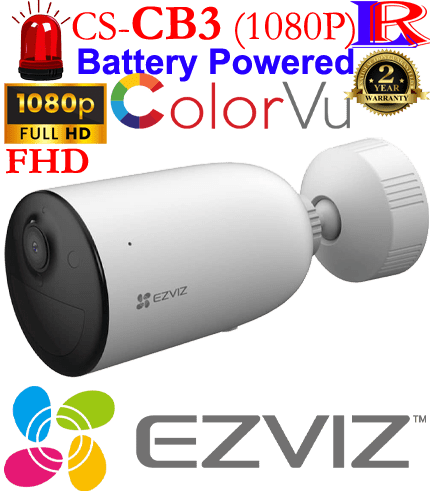 Ezviz wireless outdoor solar rechargeable wifi camera cb3 Ezviz wireless outdoor solar rechargeable wifi camera cb3