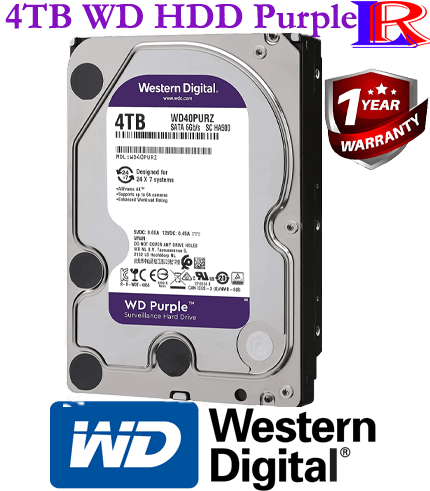 Western Digital 4tb purple surveillance hard disk for cctv Western Digital 4tb purple surveillance hard disk for cctv