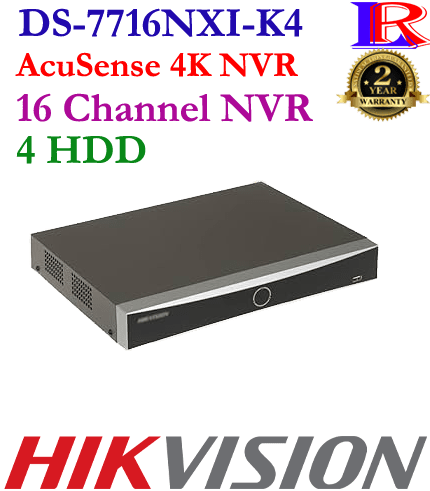 Hikvision Pro series 4 Hard Drive 16ch NVR DS-7716NXI-K4 Hikvision Pro series 4 Hard Drive 16ch NVR DS-7716NXI-K4