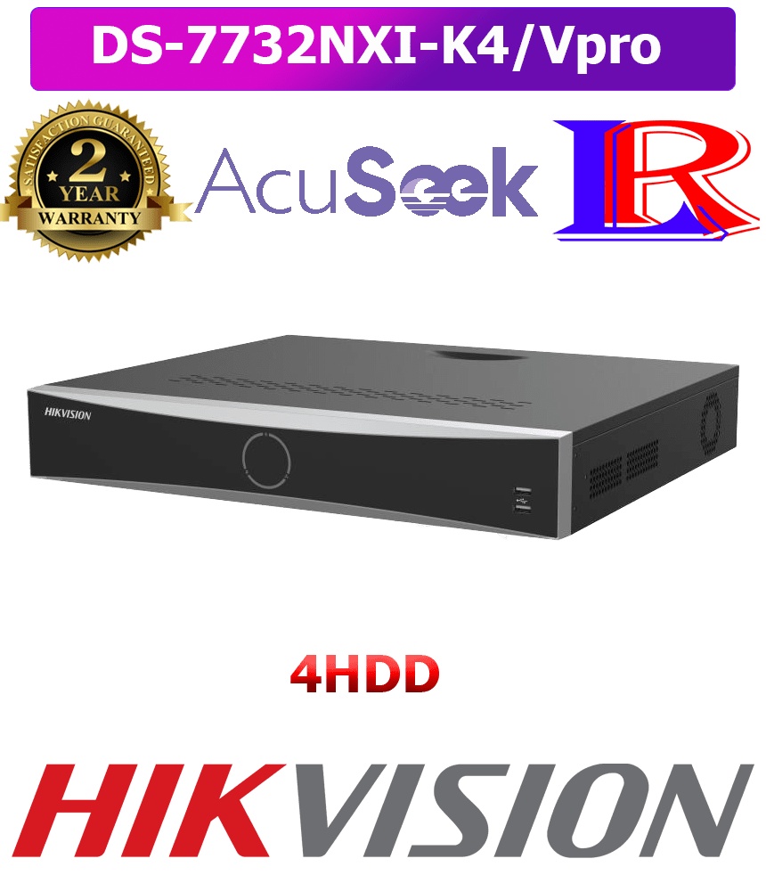 4K Acuseek human and vehicle recognition 4HDD NVR DS-7732NXI-K4/Vpro 4K Acuseek human and vehicle recognition 4HDD NVR DS-7732NXI-K4/Vpro