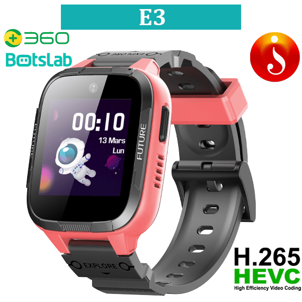 Botslab 360 Kids Smart Watch E3 Pink 1 Botslab 360 Kids Smart Watch E3 Pink