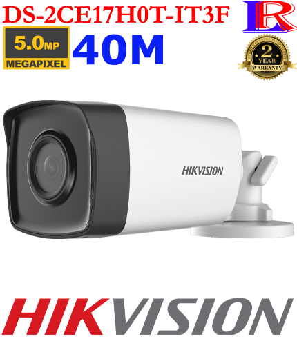 Hikvision 40 meter camera 5mp DS-2CE17H0T-IT3F Hikvision 40 meter camera 5mp DS-2CE17H0T-IT3F