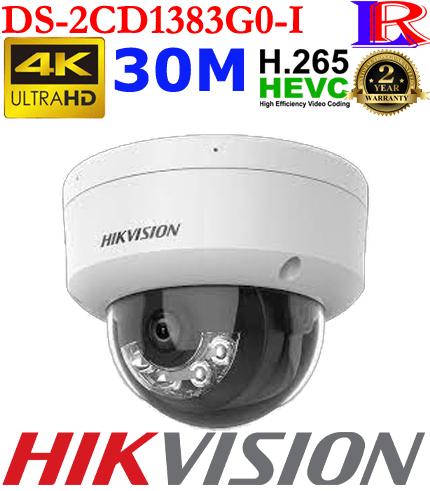 Hikvision 8mp 4k dome ip camera DS-2CD1383G0-I Hikvision 8mp 4k dome ip camera DS-2CD1383G0-I