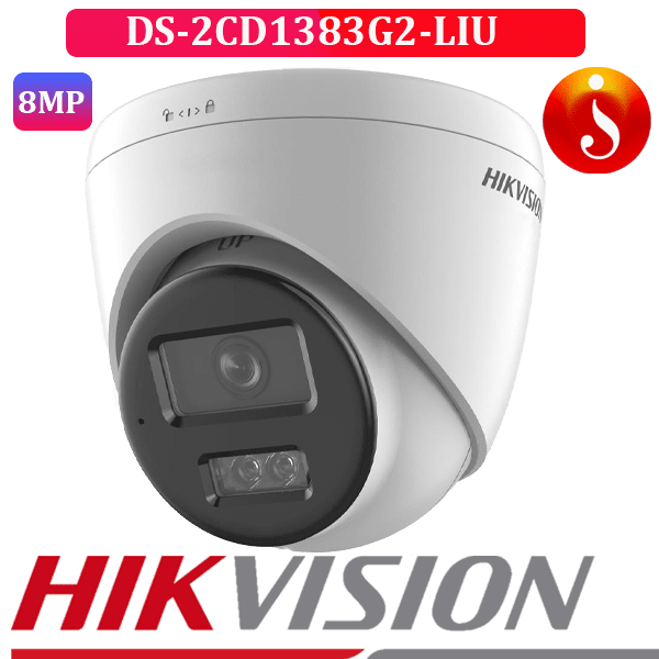 8 MP Smart Hybrid Light Turret IP Camera Hikvision DS-2CD1383G2-LIU 1 8 MP Smart Hybrid Light Turret IP Camera Hikvision DS-2CD1383G2-LIU