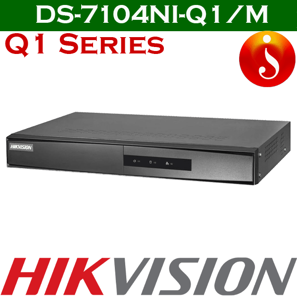 Hikvision best budget 4 channel nvr DS-7104NI-Q1/M 1 Hikvision best budget 4 channel nvr DS-7104NI-Q1/M