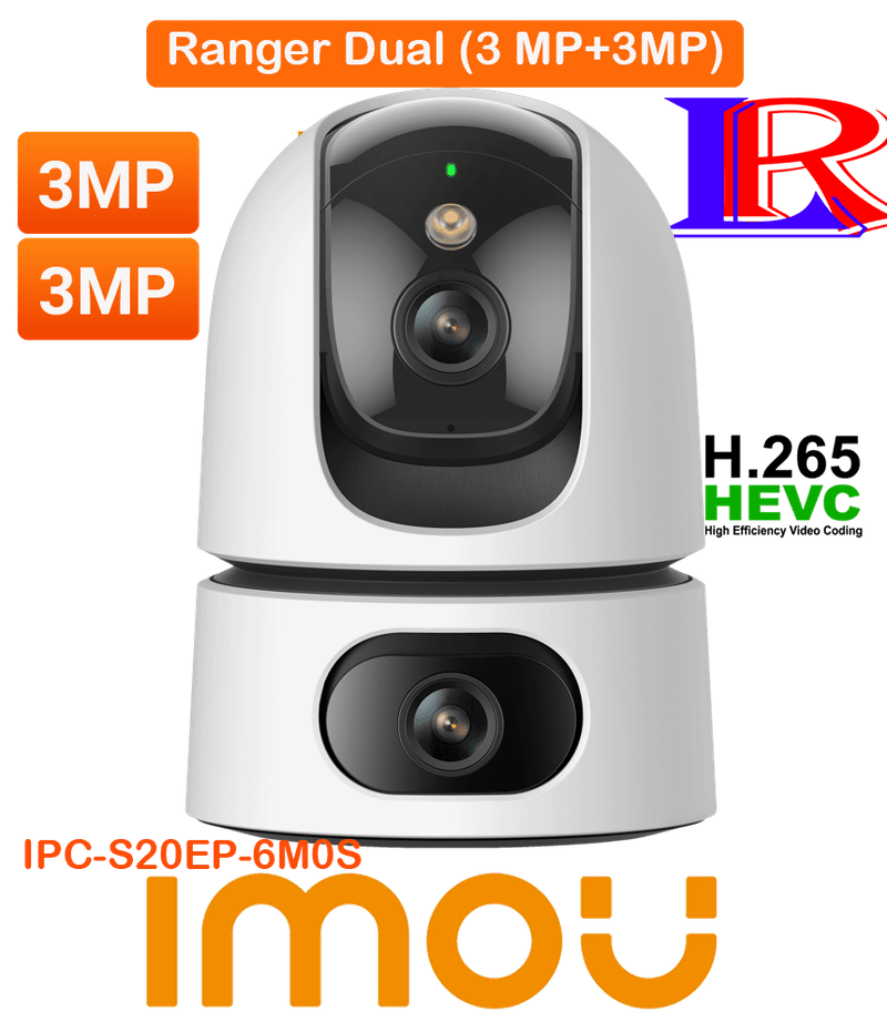 imou Ranger Dual Dual Lens PT Camera IMOU SENSE IPC-S20EP-6M0S imou Ranger Dual Dual Lens PT Camera IMOU SENSE IPC-S20EP-6M0S