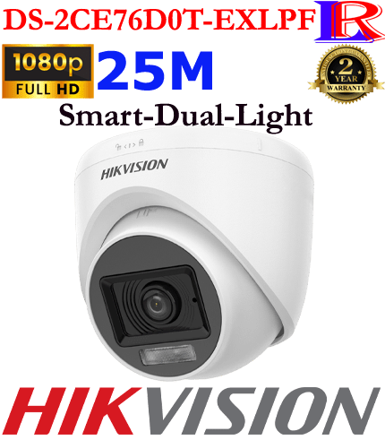 Smart dual light colorvu camera DS-2CE76D0T-EXLPF Smart dual light colorvu camera DS-2CE76D0T-EXLPF