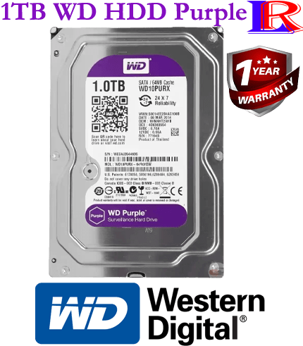 1TB WD purple surveillance hdd for cctv and computer 1TB WD purple surveillance hdd for cctv and computer