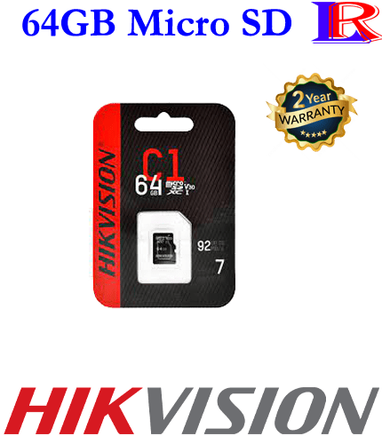 64GB Micro SD-Hikvision Hikvision 64GB micro sd card for cctv surveillance wifi camera