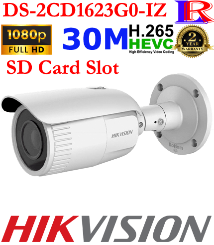 Hikvision varifocal 2mp ip camera DS-2CD1623G0-IZ Hikvision varifocal 2mp ip camera DS-2CD1623G0-IZ