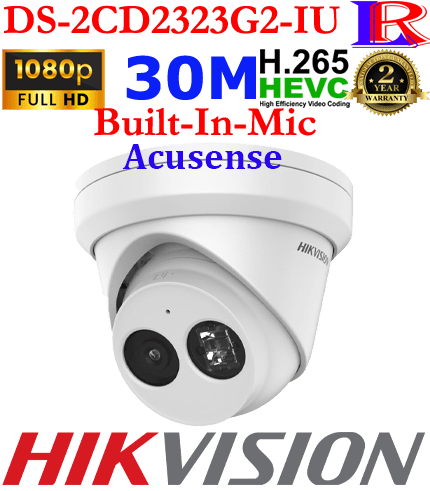Hikvision 2 line 2mp Line crossing face detection turret DS-2CD2323G2-IU Hikvision 2 line 2mp Line crossing face detection turret DS-2CD2323G2-IU