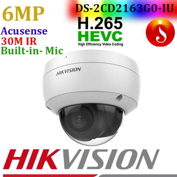 Hikvision 2 line 6mp audio face detection DS-2CD2163G0-IU 1 Hikvision 2 line 6mp audio face detection DS-2CD2163G0-IU