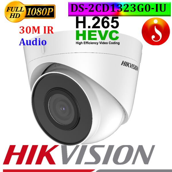 New DS-2CD1323G0-IU 1 DS-2CD1323G0-IU new 2mp ip dome camera
