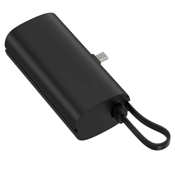 ASPOR A352 Built in Cable 5000mAh Ultra-Thin Mini Compact Portable Emergency Power Bank 2 ASPOR A352 Built in Cable 5000mAh Ultra-Thin Mini Compact Portable Emergency Power Bank - Image 2