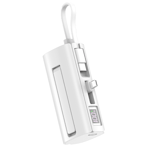 ASPOR A352 Built in Cable 5000mAh Ultra-Thin Mini Compact Portable Emergency Power Bank 3 ASPOR A352 Built in Cable 5000mAh Ultra-Thin Mini Compact Portable Emergency Power Bank - Image 3