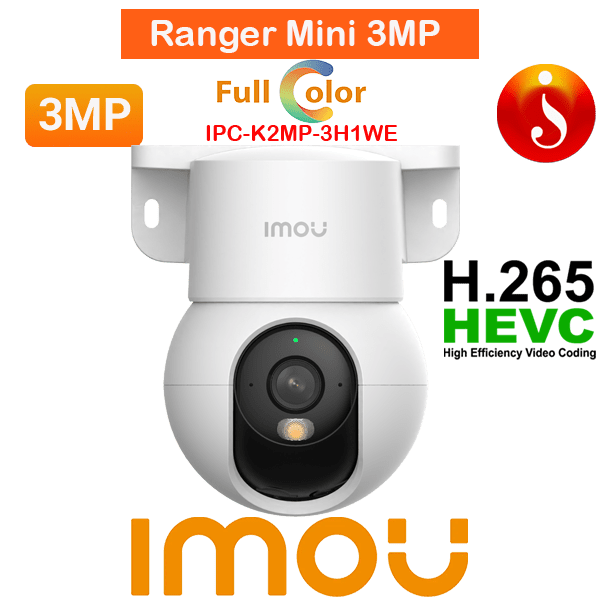 Imou Ranger Mini 3MP Human Detection full color Two-way audio camera IPC-K2MP-3H1WE 1 Imou Ranger Mini 3MP Human Detection full color Two-way audio camera IPC-K2MP-3H1WE