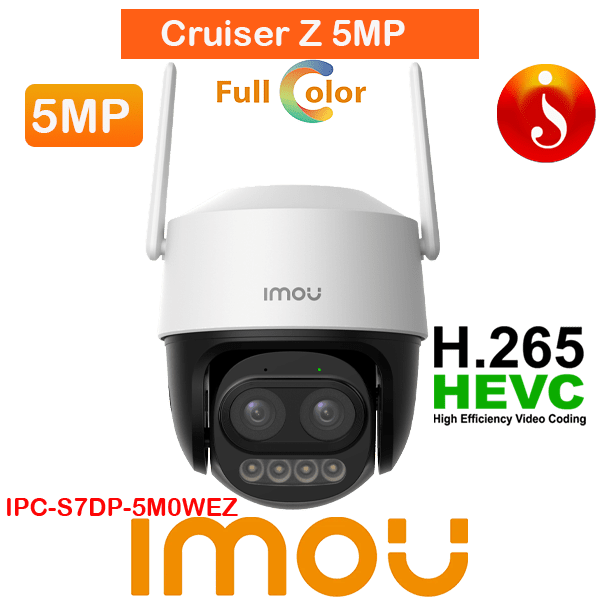 Cruiser Z 5MP WIFI 12X Hybird Zoom Camera imou IPC-S7DP-5M0WEZ 1 Cruiser Z 5MP WIFI 12X Hybird Zoom Camera imou IPC-S7DP-5M0WEZ