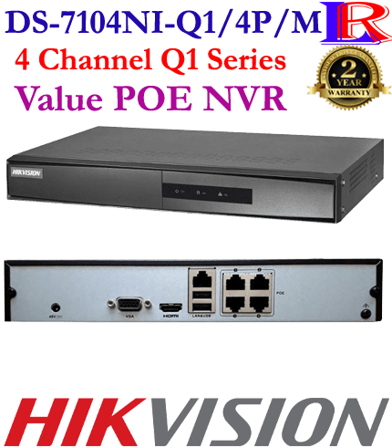 Hikvision low price 4 port nvr DS-7104NI-Q1/4P/M Hikvision low price 4 port nvr DS-7104NI-Q1/4P/M