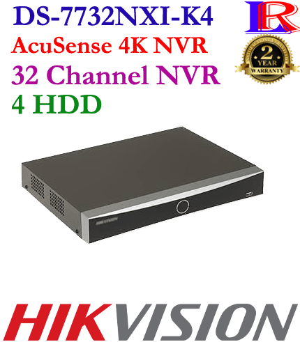 AcuSense human face capture 4HDD 4K 32ch NVR DS-7732NXI-K4 AcuSense human face capture 4HDD 4K 32ch NVR DS-7732NXI-K4